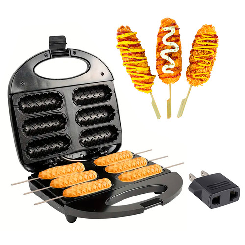 D_614055-MLA99873502229_112025-O-4 Máquina Corn Dogs Para Banderillas Eléctrica 6 Cavidades - Imagen 1