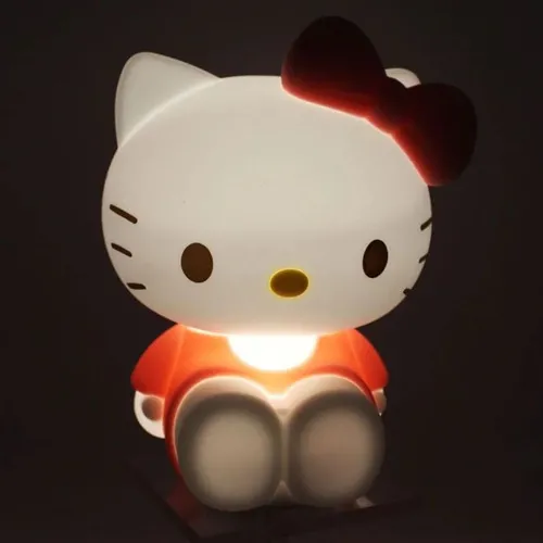 Hello Kitty Luz Nocturna De Silicona Recargable - Imagen 4