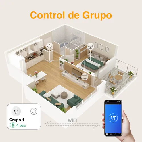 4 Enchufes Inteligentes Wifi Alexa Google Home Smart - Imagen 8