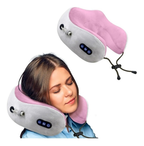 D_696941-MLA92050534101_092025-O-1 Masajeador De Cuello Almohada De Viaje Electrica Recargable - Imagen 1