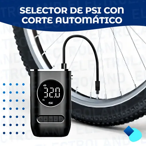 Inflador Portátil Inalámbrico Inteligente De Mano Compresor - Imagen 4