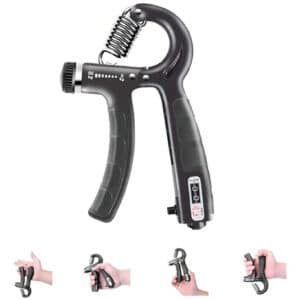 Ejercitador De Mano Muñeca Y Antebrazo Hand Grip Ajustable Color Negro
