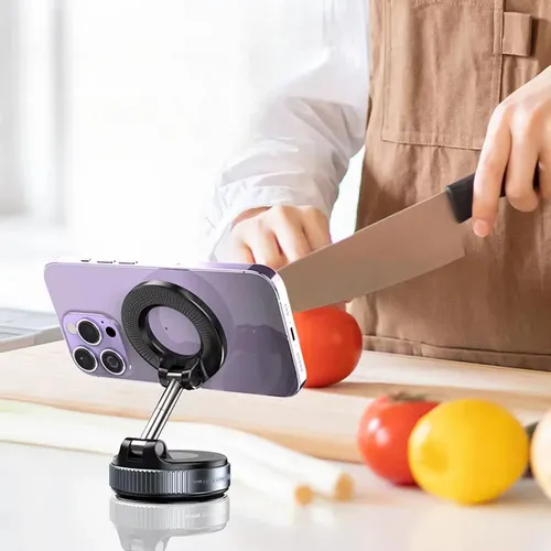 Soporte Magnético Para Celular Rotación 360 con Ventosa Multisuperficies - Imagen 9