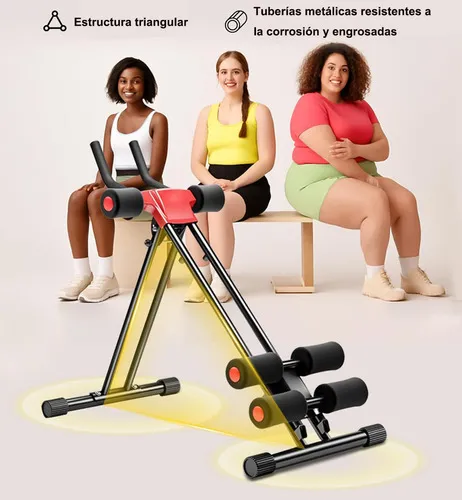 Máquina para Abdominales Multifuncional Plegable con Altura Ajustable - Imagen 9