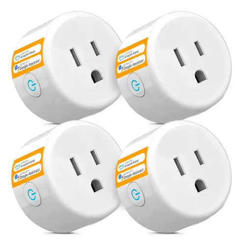 4 Enchufes Inteligentes Wifi Alexa Google Home Smart