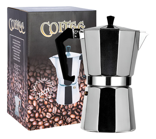 D_870395-MEC97919575410_112025-O-1 Cafetera Italiana 6 Tazze Aluminio Para Estufa - Imagen 1