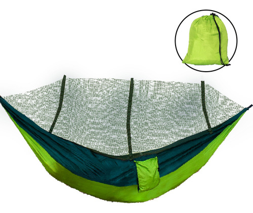 D_892904-MLA91674154110_092025-O-2 Hamaca Portatil Para Camping Jardin Hogar Con Mosquitera - Imagen 1