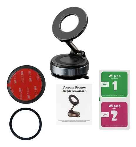 Soporte Magnético Para Celular Rotación 360 con Ventosa Multisuperficies - Imagen 5