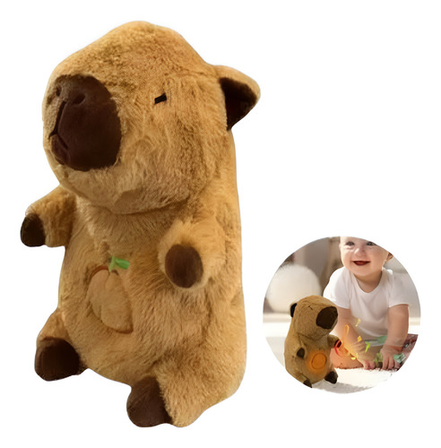 D_940551-MEC88737502746_082025-O-1 Peluche Capibara Musical Que Respira - Imagen 1