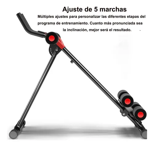 Máquina para Abdominales Multifuncional Plegable con Altura Ajustable - Imagen 5