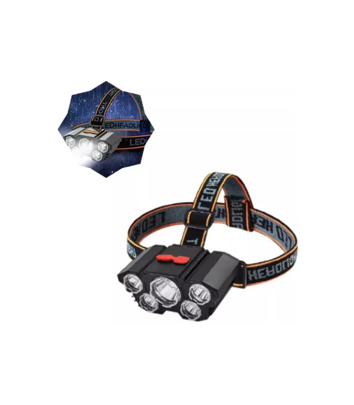 Linterna Cabeza Frontal Led Recargable Con Vincha Ajustable Lámpara Frontal Linterna Cabeza Frontal Led Recargable Con Vincha Ajustable Lámpara Frontal