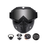 Mascara Tactica Goggle Removible Respirable Para Motocicleta Armazón