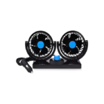 Ventilador Portatil Para Carro Aire Doble Para Autos 5 Aspas