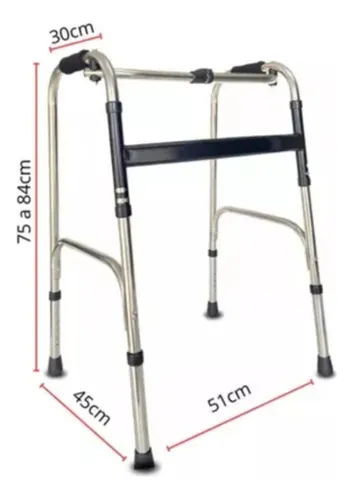 Andadera Ortopedica Adulto Andador Señores Mayores Ajustable - Imagen 7