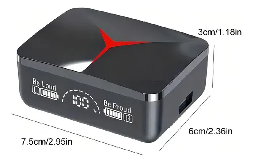 Audifonos Bluetooth Inalambricos Tactiles Led M90 - Imagen 10
