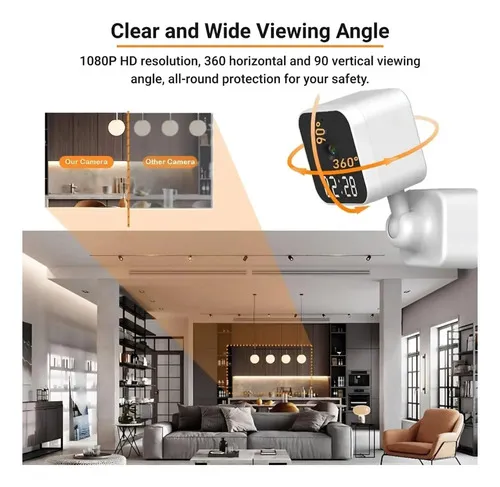 Cámara Espía Reloj Wifi Hd Visión Nocturna Fácil Instalación - Imagen 5