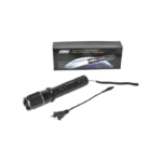 Linterna Manual 288 Led Y Laser Linterna Negro Luz Blanco