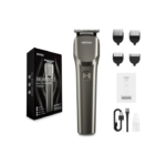 Cortadora De Cabello Inalámbrica Recargable Enchen Beardo 2 Plateado