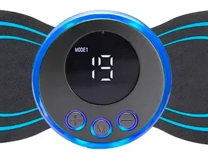 Mini Masajeador Eléctrico De Mariposa Recargable Por Usb Azul