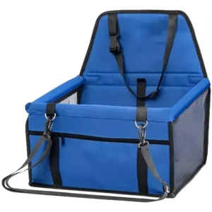Bolsa De Asiento Portatil Viaje Auto Perro Roro Transportador Para Mascotas Azul
