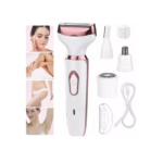 Depiladora Rasuradora 4 En 1 Lady Shaver Facial Corporal Usb Color Blanco