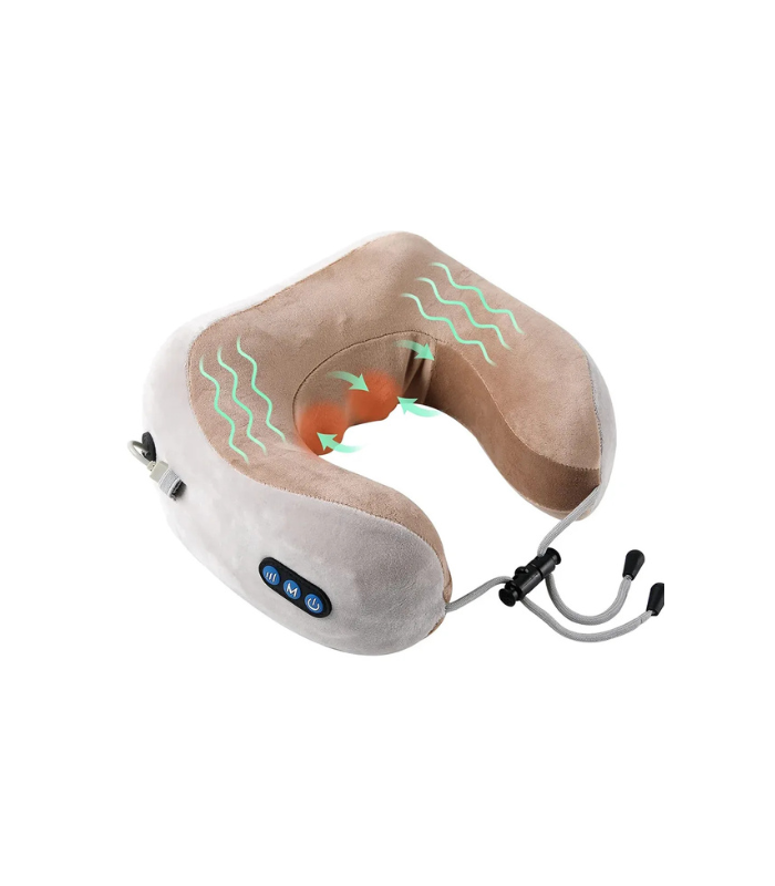 Masajeador Acolchado Eléctrico Cuello Cervical Recargable Masajeador Acolchado Eléctrico Cuello Cervical Recargable