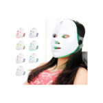 Máscara Led De Tratamiento Facial Usb Táctil Inalámbrica De 7 Colores