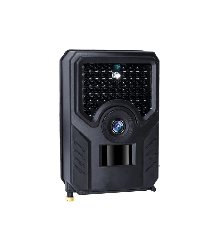 Cámaras Trampa De Caza Hd Fototrampeo Distancia De Disparo De Hasta 15 M Velocidad De Disparo 0.8s Cámara De Caza Nocturna 49 Pcs 940nm Led Ir Sin Brillo,rango De Detección De 120 Negro