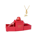 Collar De Tulipán Con Caja Cadena Flor Tulipán San Valentín