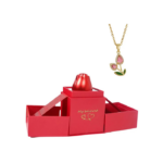 Collar De Tulipan Con Caja Regalo San Valentin Cadena Tulipa