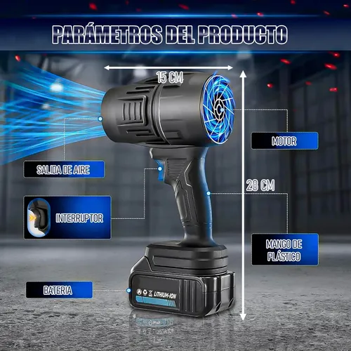 Soplador de Hojas Electrico Soplador Profesional Soplador Polvo - Imagen 4