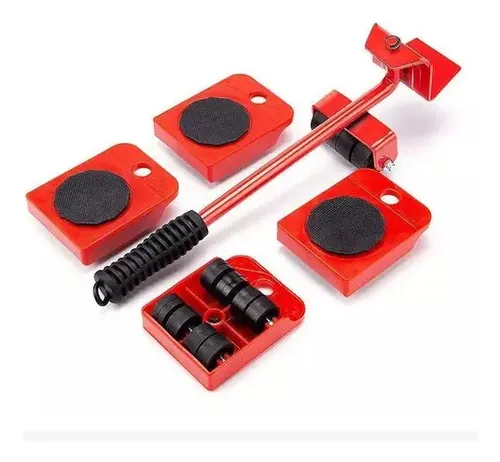 D_904823-MLA92294164750_092025-O Kit De Mudanzas De Muebles De 5 Piezas Con Palanca, Ruedas Giratorias 360° De 150 Kg - Imagen 1