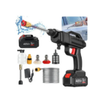 Inalámbrica Hidrolavadora_pistola Lavado Coche 48v Portatil Negro