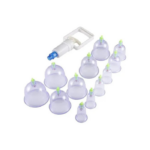 Kit De 12 Ventosas Y Bomba De Terapia De Masaje Para Terapia De Ventilación