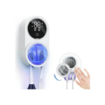 Mini Esterilizador Y Portacepillos De Dientes Con Uv Blanco