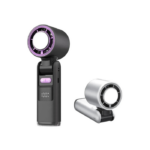 Mini Ventilador Portátil Aire Frío Recargable Ajustable 18.3 Cm 60hz Negro 1