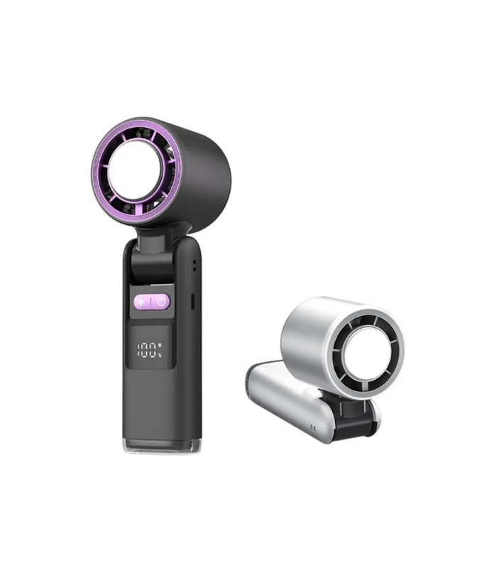 Mini Ventilador Portátil Aire Frío Recargable Ajustable 18.3 Cm 60hz Negro 1 Mini Ventilador Portátil Aire Frío Recargable Ajustable 18.3 Cm 60hz Negro 1