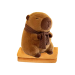 Peluche Capibara Con Bufanda Almohada Y Manta Carpincho