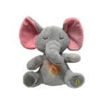 Peluche Elefante Mediano Que Respira Con Sonido Y Movimiento