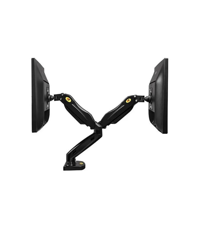 Soporte North Bayou Nb F160 Matte Charcoal Soporte Para Escritorio Doble Monitor NB F160