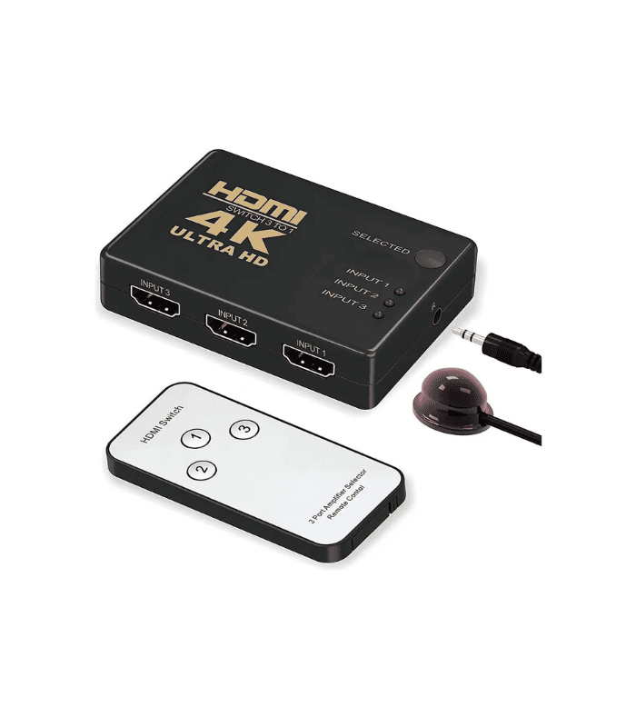 Switch Hdmi Con Control Remoto Full Hd 4k 3d 3 A 1 Premium F Switch Hdmi Con Control Remoto Full Hd 4k 3d 3 A 1 Premium F