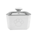 Bebedero Eléctrico Perro Gato Fuente Agua Mascota 2.5 L Color Blanco