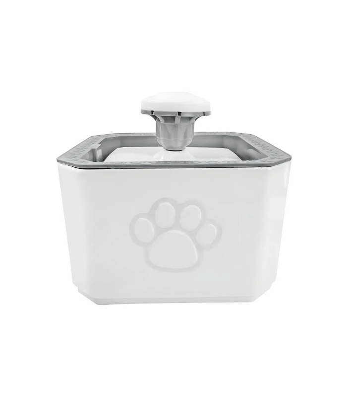 Bebedero Eléctrico Perro Gato Fuente Agua Mascota 2.5 L Color Blanco