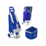 Carrito De Compras Plegable Con 2 Ruedas Capacidad 30 Kg