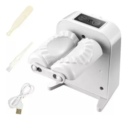 D_743062-MLA87889609328_072025-O Maquina Para Hacer Empanadas Eléctrica Automatica Recargable Blanco - Imagen 1