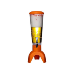 Dispensador Bebidas Cerveza Vino 3l + Altavoz Y Luz Led Naranja