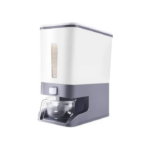 Dispensador de Arroz de 12kg con Tapa y Taza Medidora