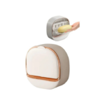Jabonera De Pared Rebatible Autoadhesiva Porta Jabon Esponja