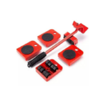 Kit De Mudanzas De Muebles De 5 Piezas Con Palanca, Ruedas Giratorias 360° De 150 Kg