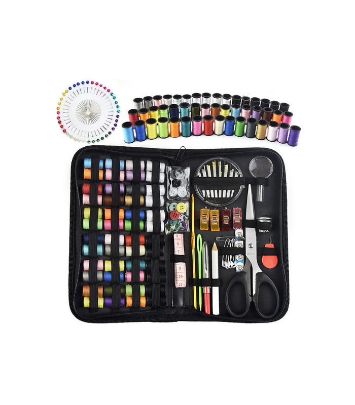 Kit de Costura Completo con 172 Piezas para Reparación con Funda